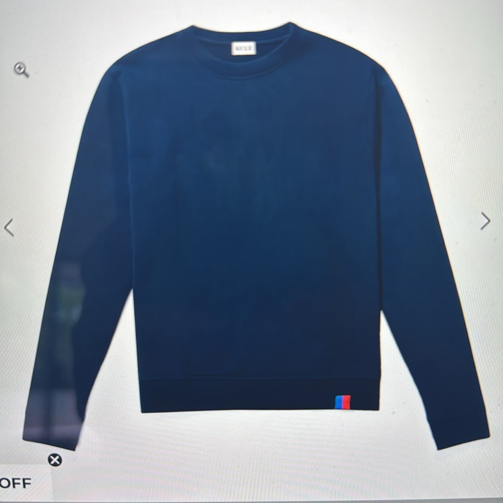 KULE The Raleigh Navy Blue Sweatshirt